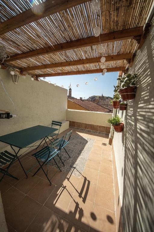 Balkón nebo terasa v ubytování El Mirador de Calatayud