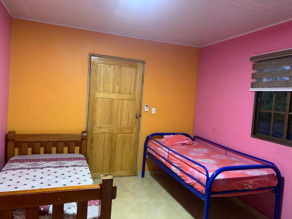 Letto o letti in una camera di Hostal Don Oscar