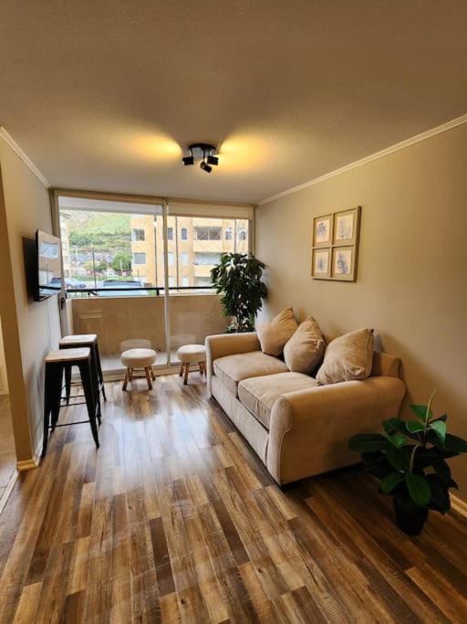 Posezení v ubytování Moderno y céntrico departamento