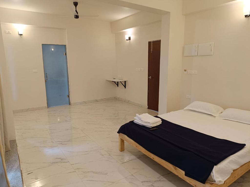 Postel nebo postele na pokoji v ubytování Ecoark Farmstay