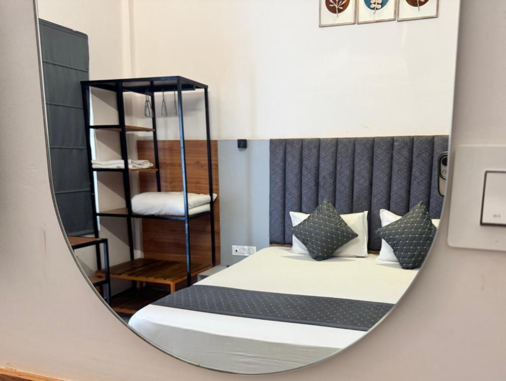 Postel nebo postele na pokoji v ubytování Hotel Insta 18