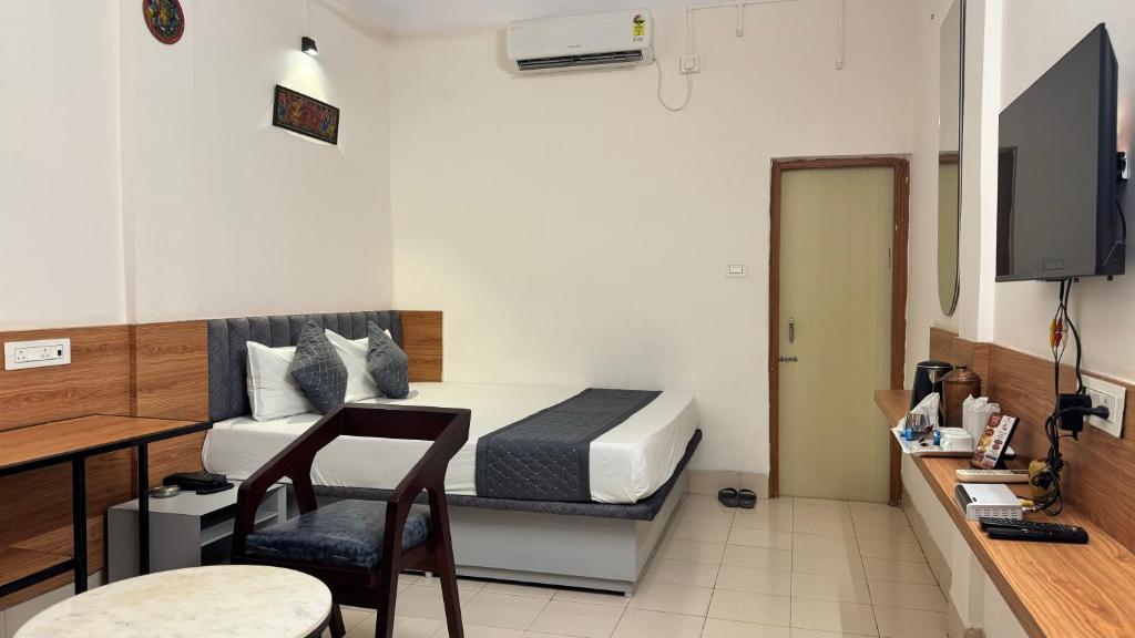TV a/nebo společenská místnost v ubytování Hotel Insta 18