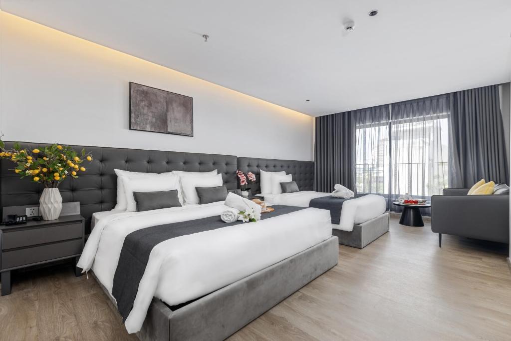 JBAY Beachfront Boutique Hotel - Küvetli Deluxe Aile Odası