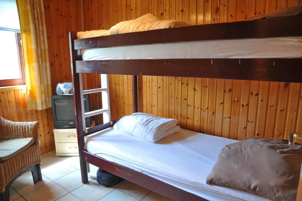 Postel nebo postele na pokoji v ubytování Mare aux Saules