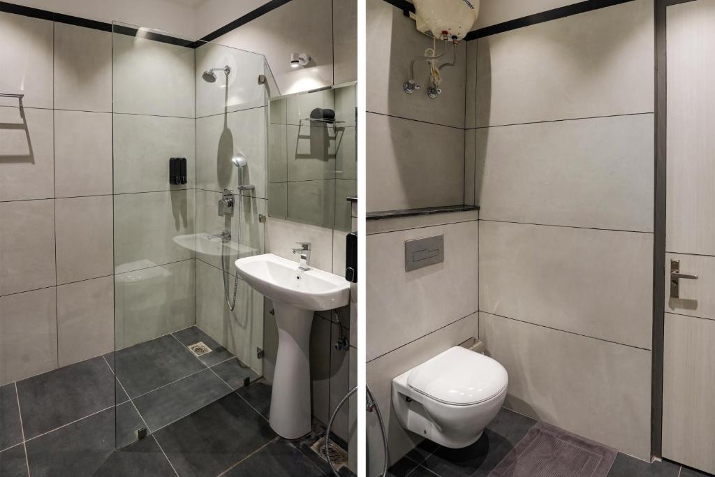 Koupelna v ubytování YStay Hotel