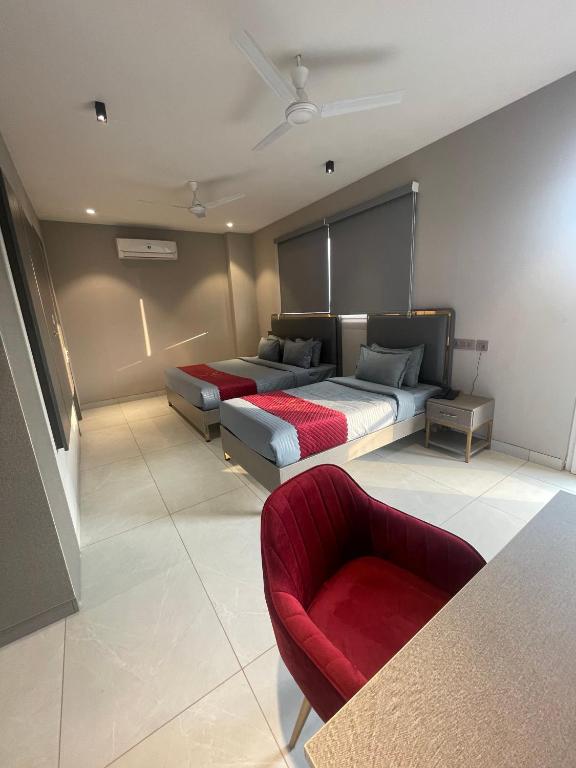 Posezení v ubytování YStay Hotel