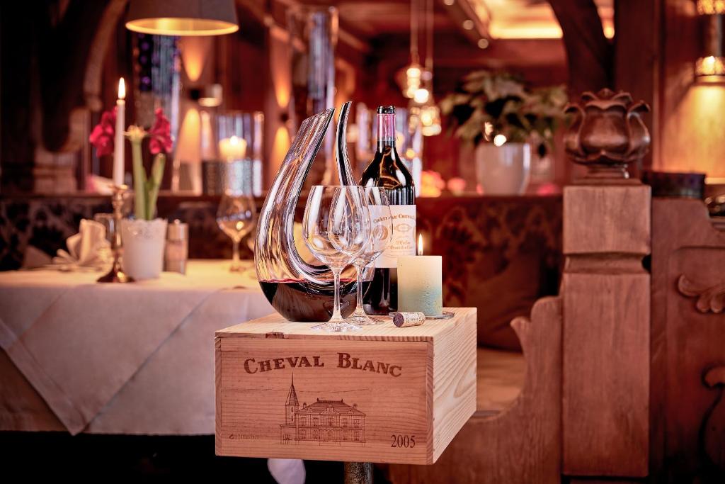 Nápoje v ubytování Hotel Singer – Relais & Châteaux