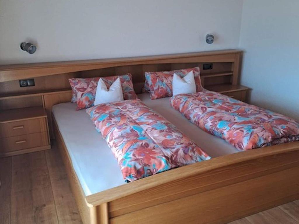 Postel nebo postele na pokoji v ubytování Apartment in Drachselsried near Ski Slopes