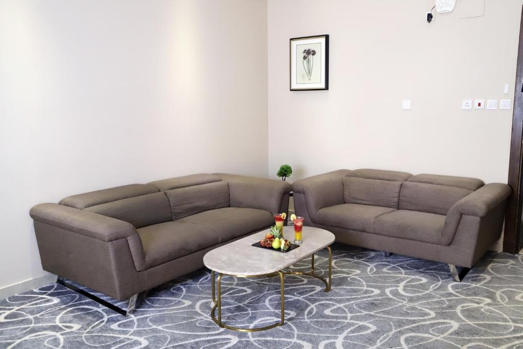 Posezení v ubytování Sunrise Suites