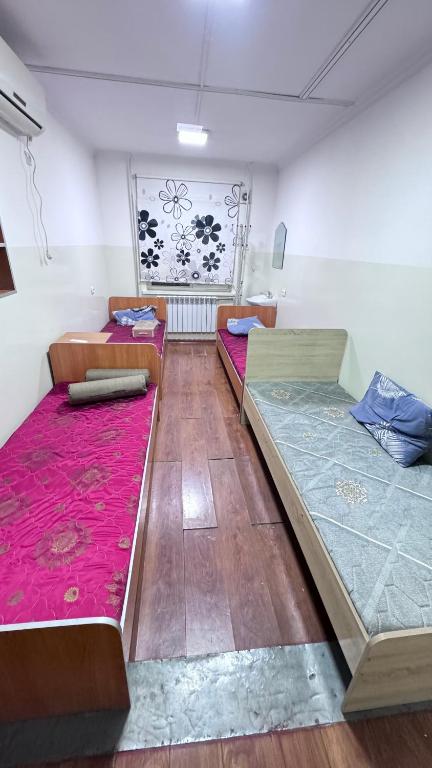 Postel nebo postele na pokoji v ubytování Time hostel