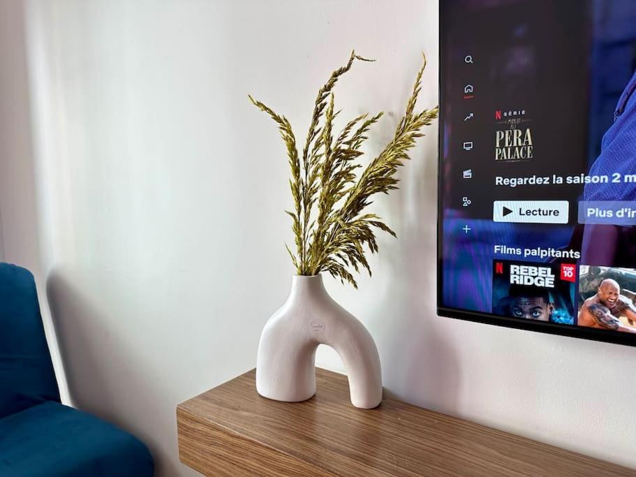 TV a/nebo společenská místnost v ubytování Cosy and practical apartment