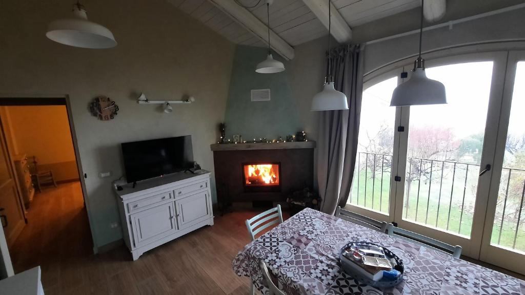 Postel nebo postele na pokoji v ubytování Casa Nonna Ada