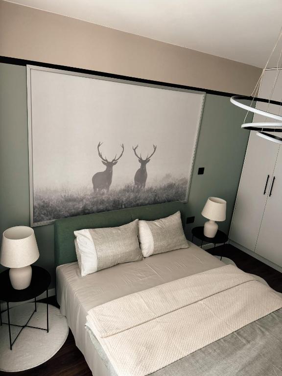 Krevet ili kreveti u jedinici u okviru objekta Premium Line Apartman