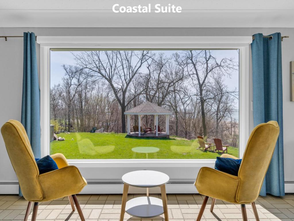 Zahrada ubytování Coastal Suite #1 Cozy Suite #2 - Seacliff Beach Suites