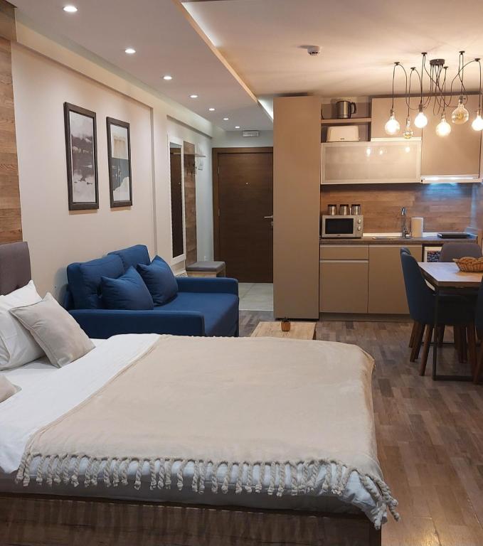 Kuchyň nebo kuchyňský kout v ubytování Apartman Viva Milmari