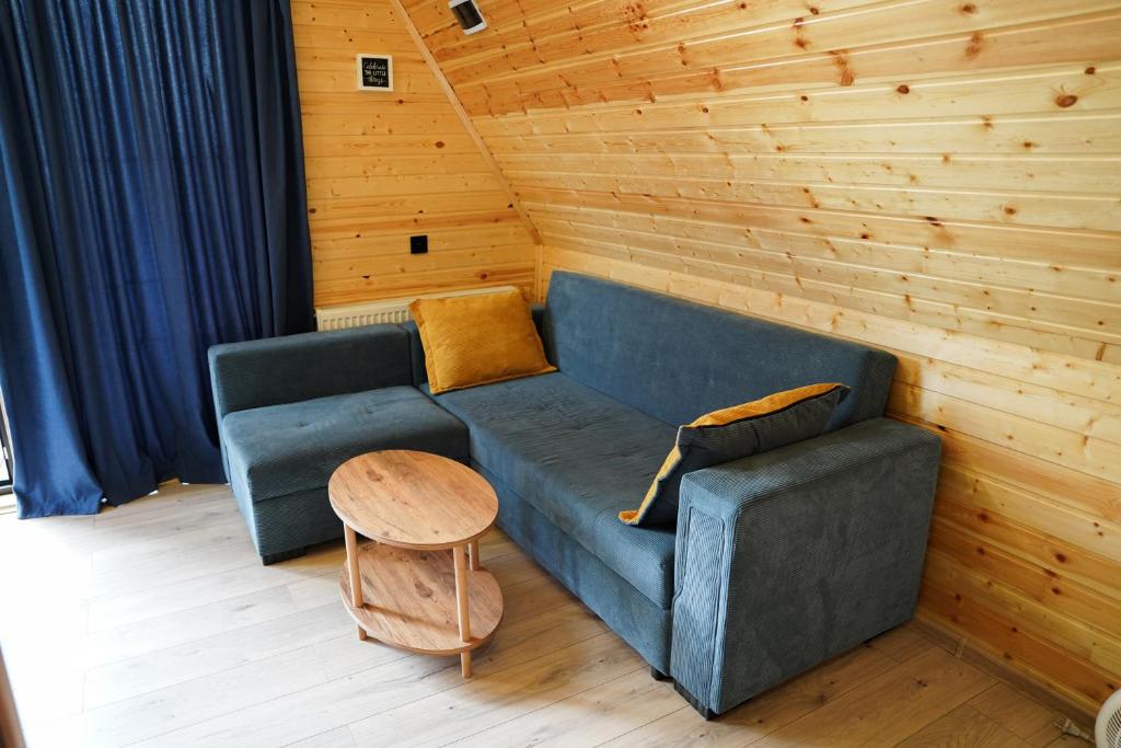 Posezení v ubytování Rest point cottage Kazbegi