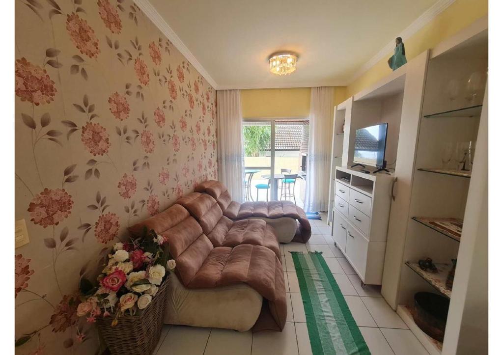 Posezení v ubytování Apartamento Caioba