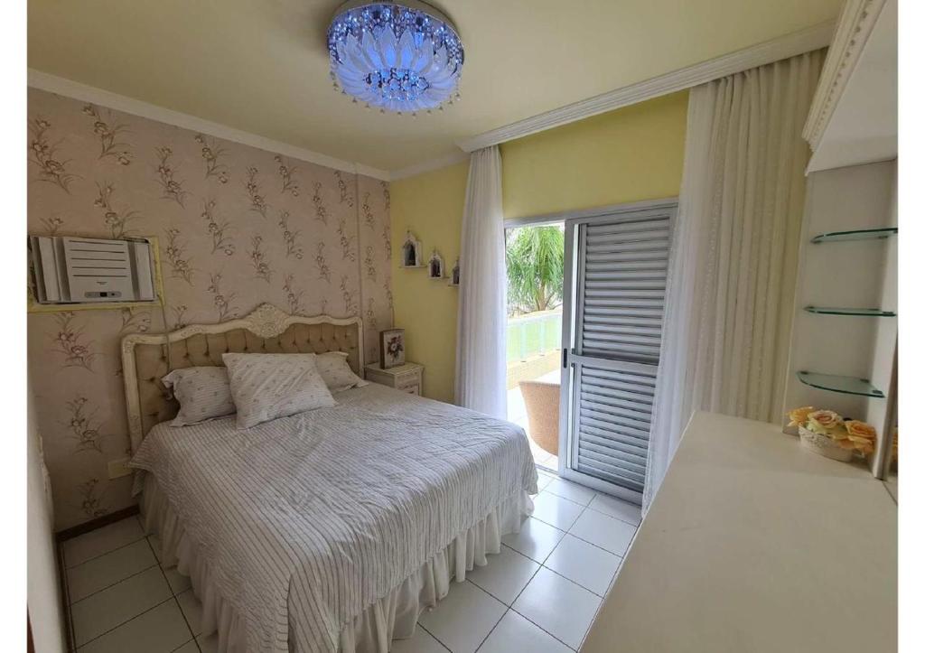 Postel nebo postele na pokoji v ubytování Apartamento Caioba