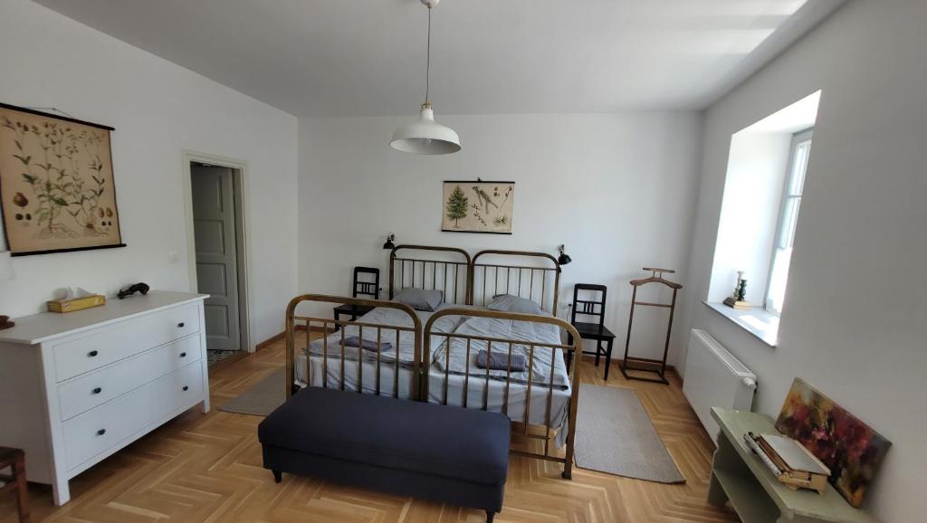 Postel nebo postele na pokoji v ubytování Lapillo Vendégház