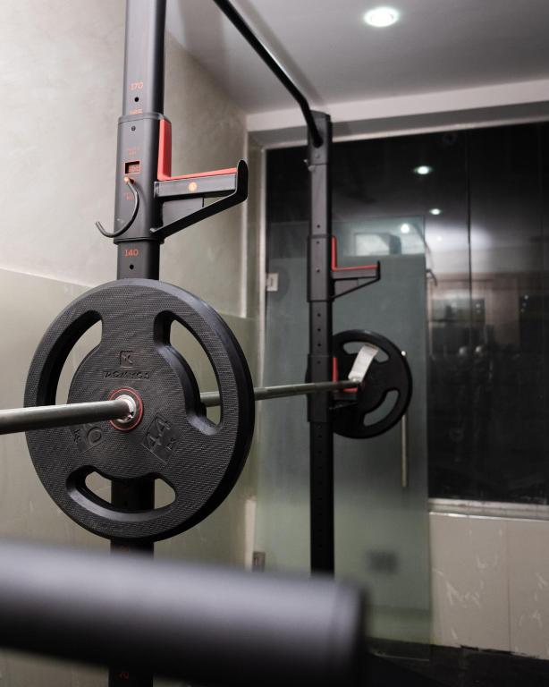 Fitness centrum a/nebo fitness zařízení v ubytování Formula 2 Hotels and Suites