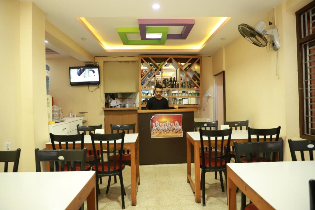 Lounge nebo bar v ubytování HotelKTM