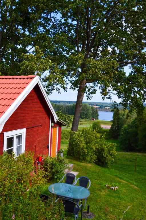 Naturlandskap nära semesterhuset