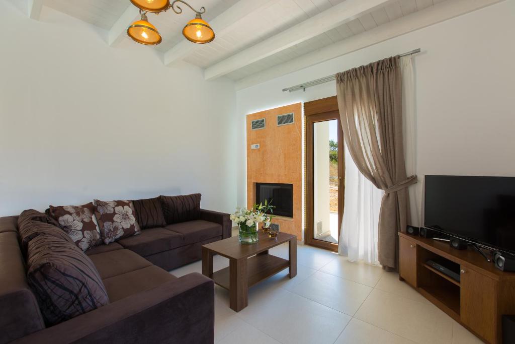 Telewizja i/lub zestaw kina domowego w obiekcie Kampos Villas, pure elegance, By ThinkVilla