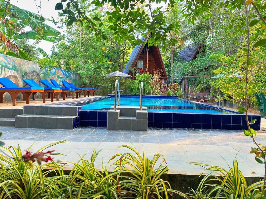 Bazén v ubytování Levona Garden Resort nebo v jeho okolí