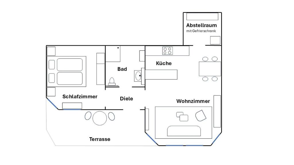 Půdorys ubytování Fewo-Eifelvielfalt