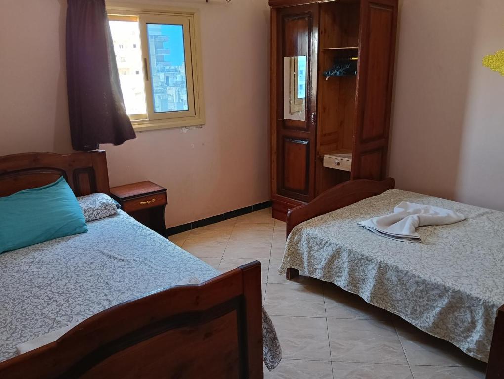 Postel nebo postele na pokoji v ubytování Tent