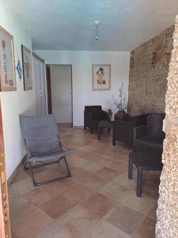 Posezení v ubytování Quinta Do Quetrofe