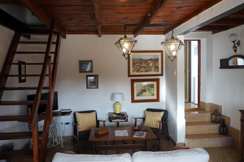 Posezení v ubytování La Ventana del Bentayga