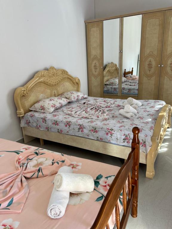 Postel nebo postele na pokoji v ubytování Guest House A&N
