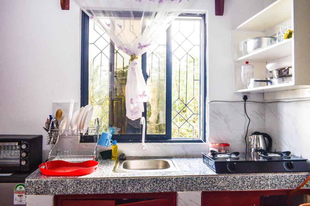 Kuchyň nebo kuchyňský kout v ubytování Bella Accomodations, Mombasa