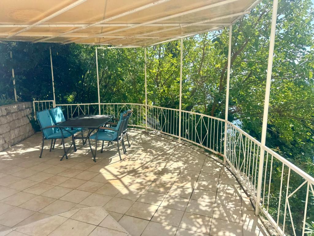 Balkón alebo terasa v ubytovaní Perfect Sea View Terrace Apartment Zlatni Potok