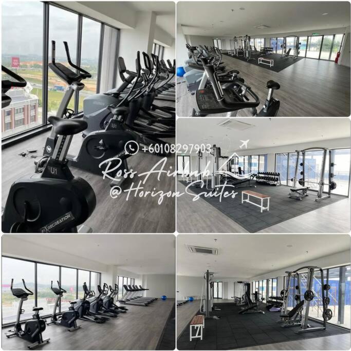Fitness centrum a/nebo fitness zařízení v ubytování 2Pax QS Swimming Pool Condo Near KLIA Splash Mania