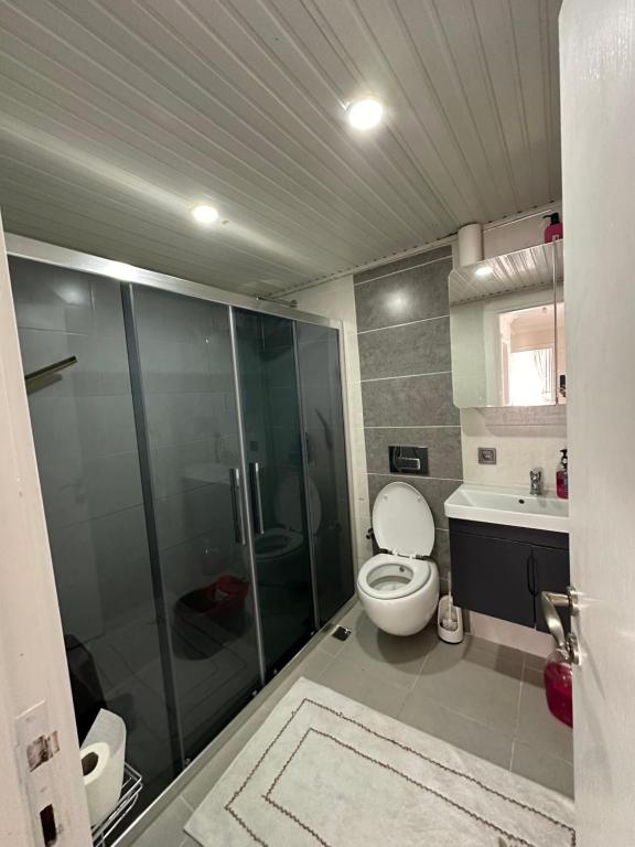 Koupelna v ubytování Nalbantoğlu Home