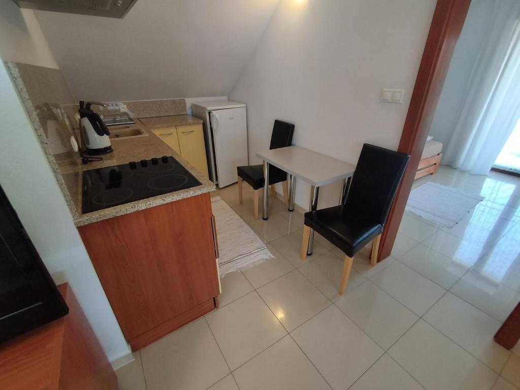 A kitchen or kitchenette at Privát Viktória Terchová
