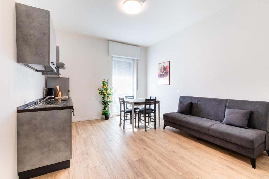 Kuchyň nebo kuchyňský kout v ubytování Residence Signoria degli Scaligeri