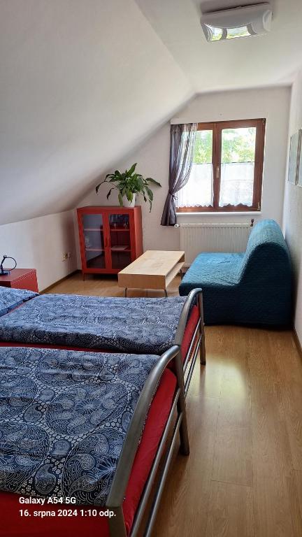 Postel nebo postele na pokoji v ubytování Pension Egida