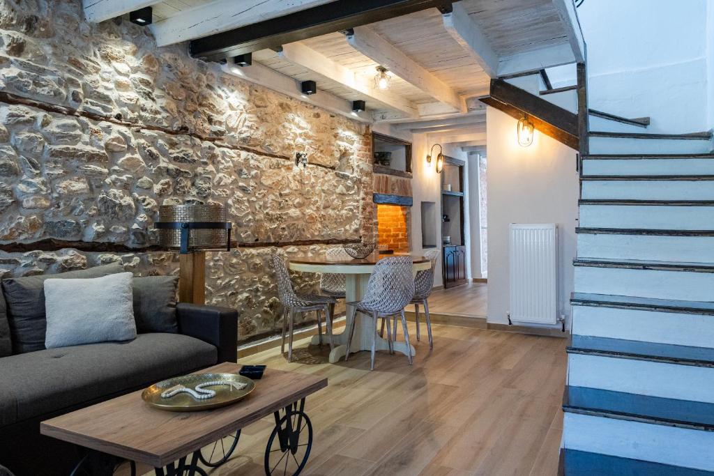 Posezení v ubytování Leontis