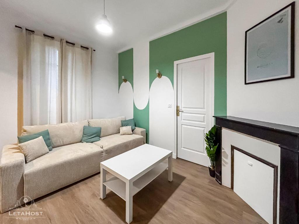 Et opholdsområde på L'Émeraude Urbaine