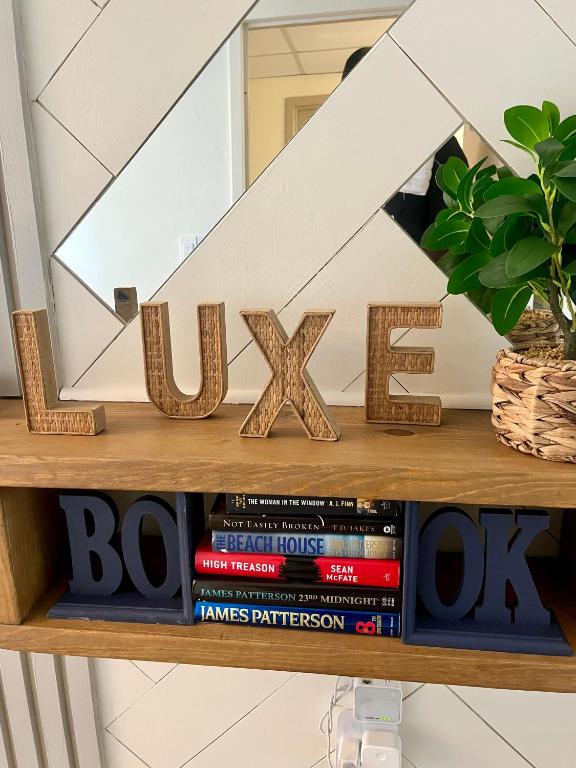 Die Bibliothek in der Ferienwohnung