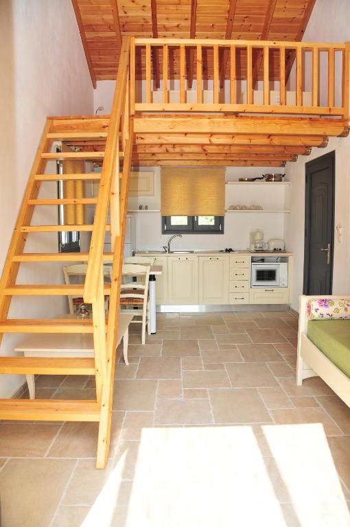 Kuchnia lub aneks kuchenny w obiekcie Kleopatra Villas - Seaside Suites