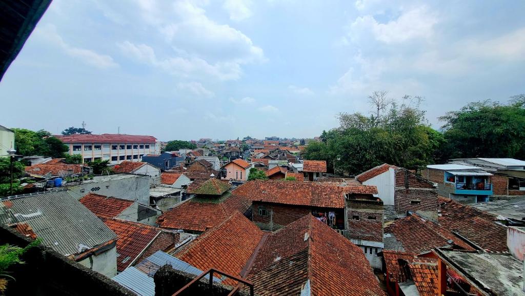 Nespecifikovaný výhled na destinaci Bandung nebo výhled na město při pohledu z hotelu