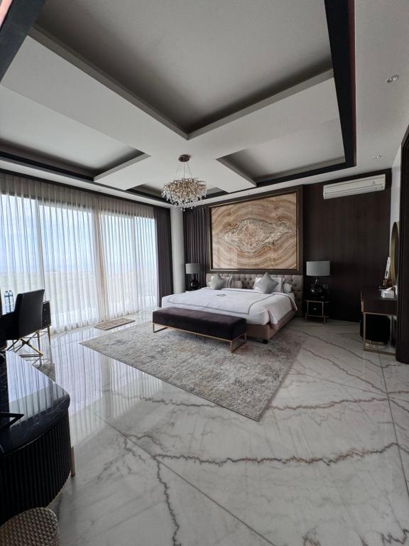 Postel nebo postele na pokoji v ubytování Luxury 6-Bedroom Villa in Uluwatu