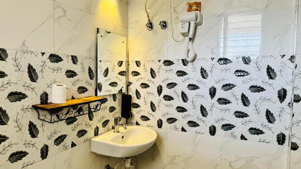 Koupelna v ubytování Hotel Insta 18