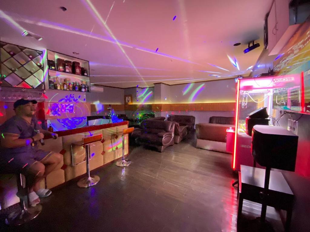 Posezení v ubytování Jjimjbang hotel spa