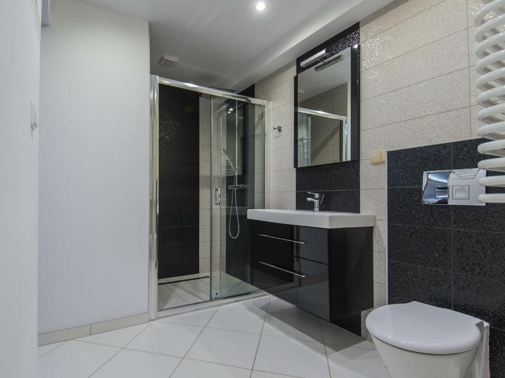 Kúpeľňa v ubytovaní Apartamenty Domino - Zakopane