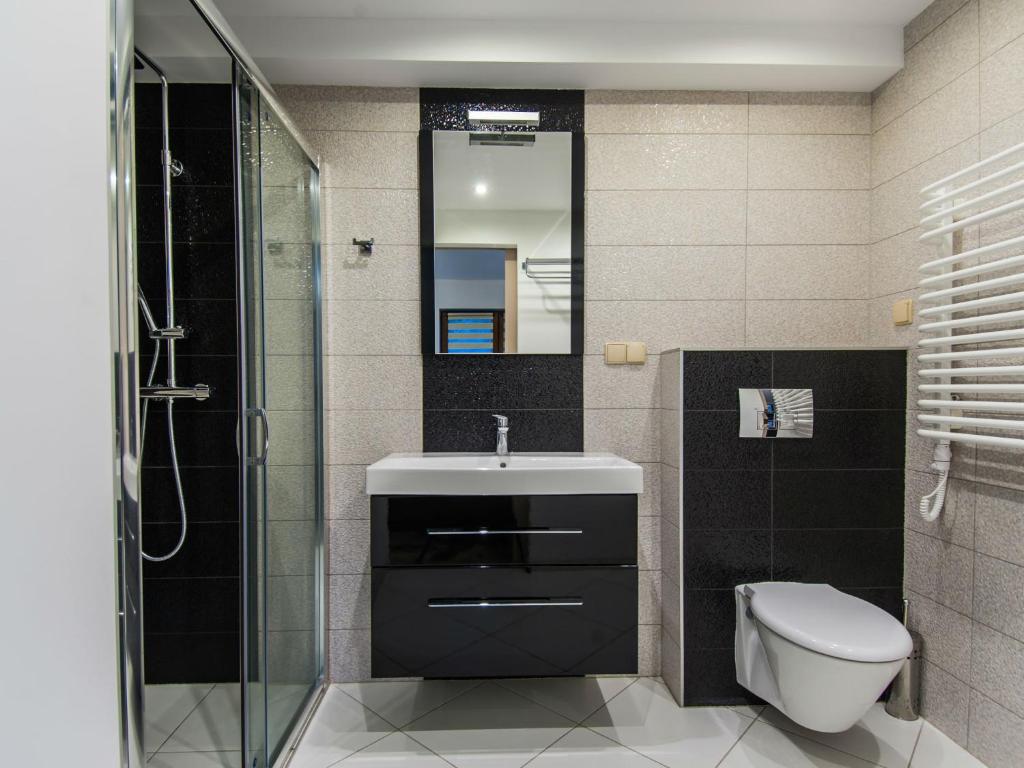 Kúpeľňa v ubytovaní Apartamenty Domino - Zakopane